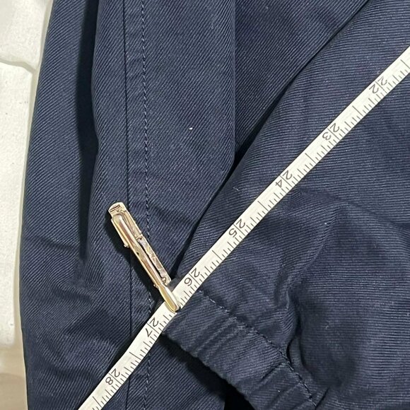 J.Crew Navy Harrington Jacket in Cotton Twill - Size XL - Picture 13 of 16